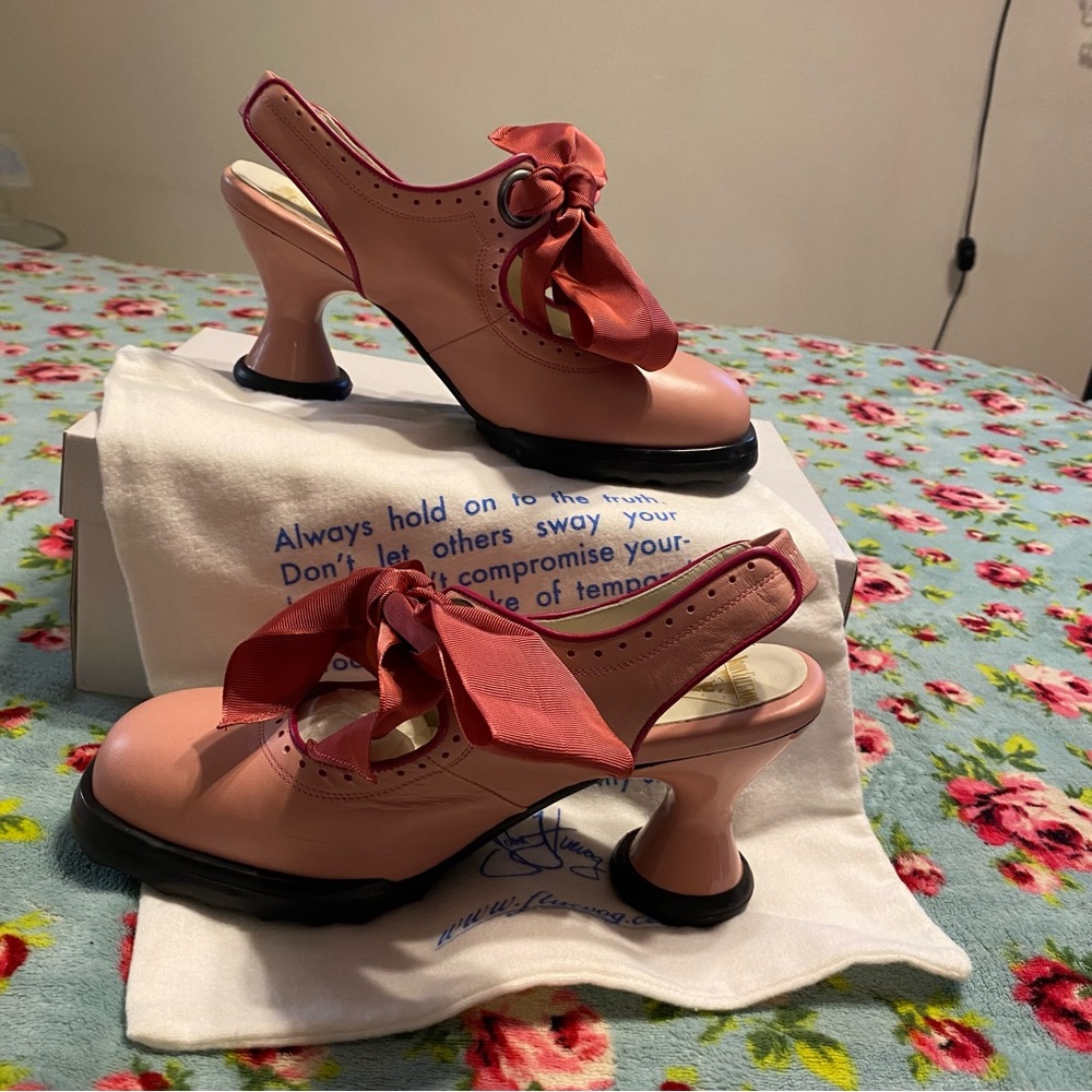 Funky heels Deee-lite Lady Miss Kier style shoes